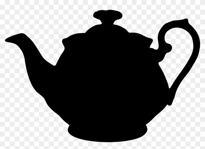 Teacup Silhouette Clip Art - Teapot Silhouette #194917