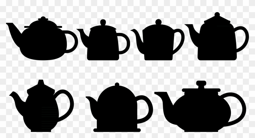 Coffee Teapot Silhouette - Teapot Vector #195012