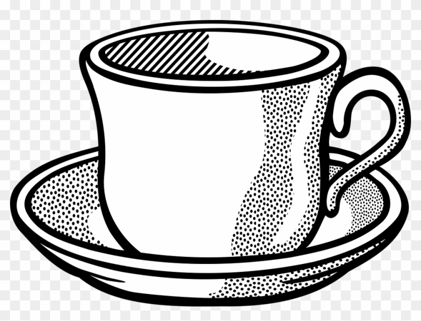 Coffee Cup Tableware Tea Tee Coffee Coffee - Cup Line Art #195019