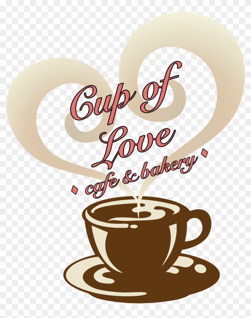 Cup Of Love Logo - Damn Good Coffee ; Hot - Bold ; Fun Framed Print Poster #195027