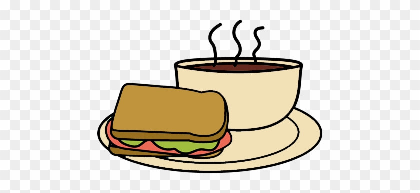 Pub - Soup And Sandwich Clipart #195066