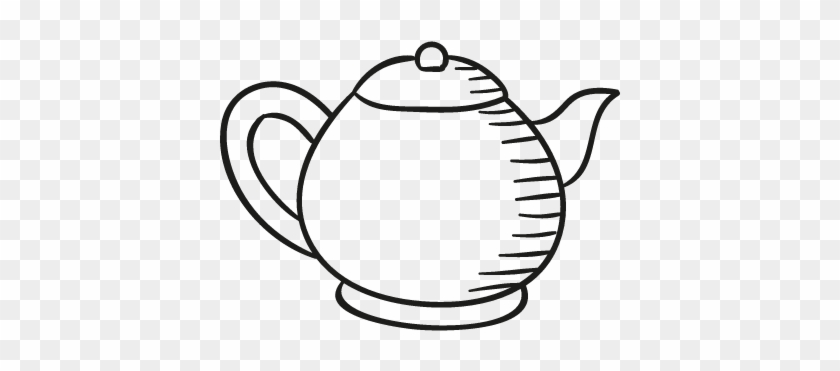 Teapot Facing Right Vector - Teapot Facing Right #195077