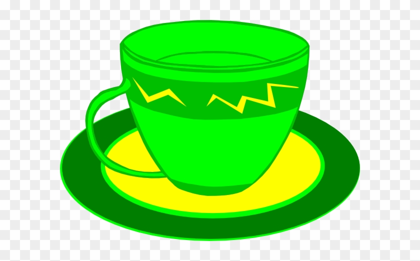 Teacup Clipart Yellow - Green Tea Cup Clip Art #195102