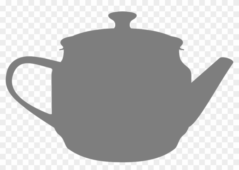 Teapot Clipart Vector - Tea Pot Silhouette Png #195224