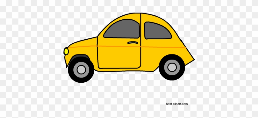 Yellow Car Free Clip Art - Car #195225