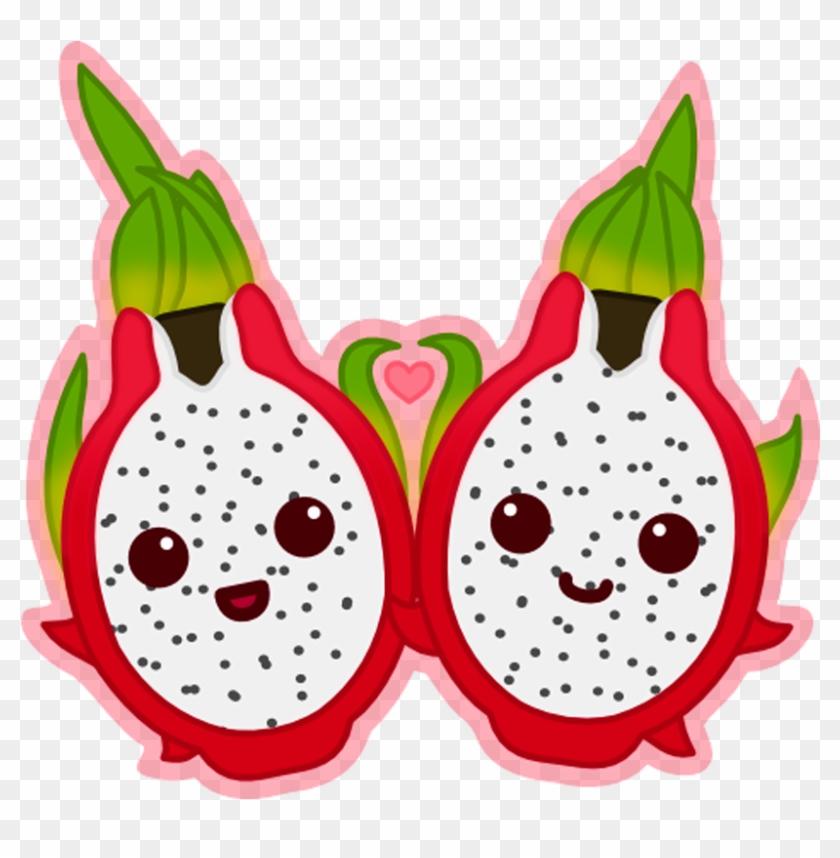 Pitaya Fruit Salad Berry Clip Art - Dragon Fruit Cartoon Png #195368
