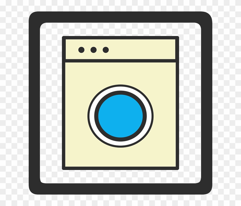 Hotel Clipart Simbol - Washing Machine #195367