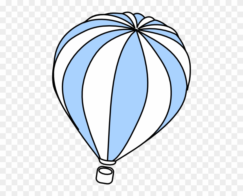 Hot Air Balloon Grey Svg Clip Arts 480 X 597 Px - Blue Hot Air Balloon Clipart #195453