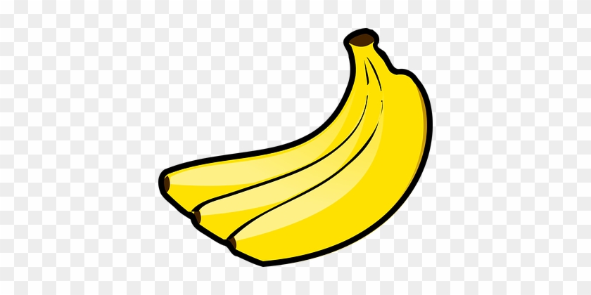 Banana Bunch Fruit Food Bananas Fruits Yel - Banana Clipart #195508