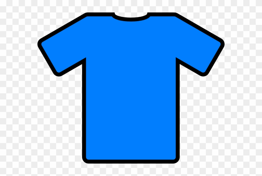 Blue Football Top Clip Art At Clker - T Shirt Clip Art #195522