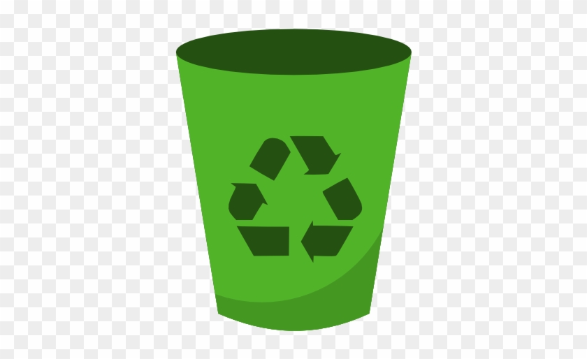 Collection Of Free Pint Glass Cliparts - Recycle Bin Icon Flat #195552