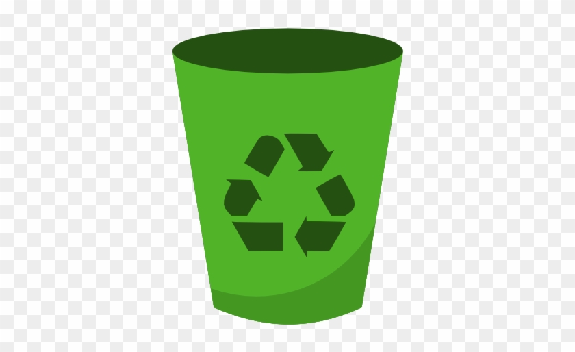 Collection Of Free Pint Glass Cliparts - Recycle Bin Icon Flat #195552