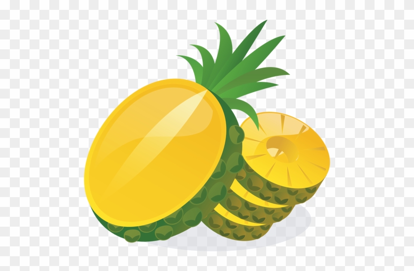 Pineapple Sweet Yellow Delicious Ripe Frui - Pineapple Clipart #195553