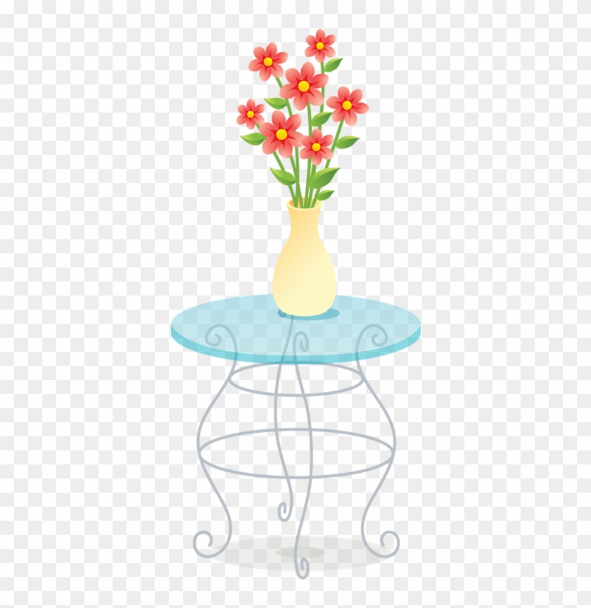 Яндекс - Фотки - Flower Vase With Table Clip Art #195561