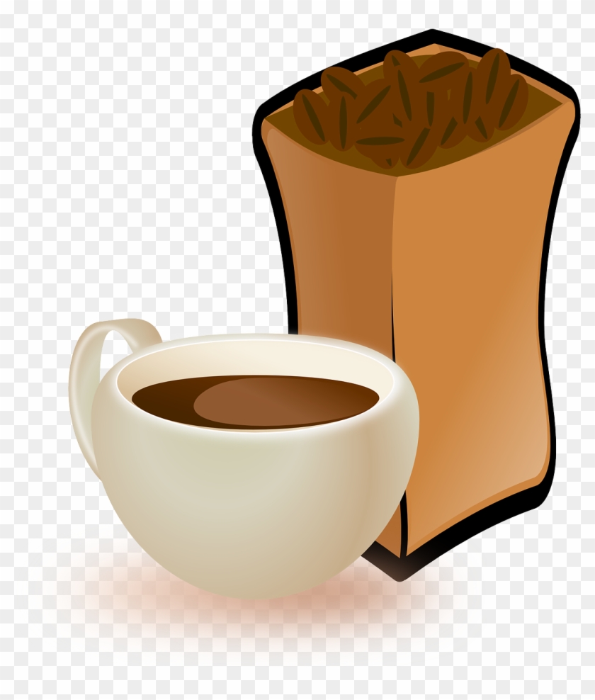 Food, Cup Coffee Coffee Beans Food Drink Beverag - Coffee Beans Clip Art #195583