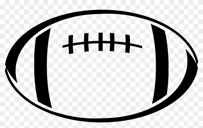 Uu Images American Football Clipart - Football Clipart Black And White #195594
