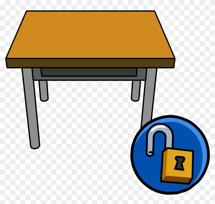 Classroom Desk Png - Table Clipart #195708