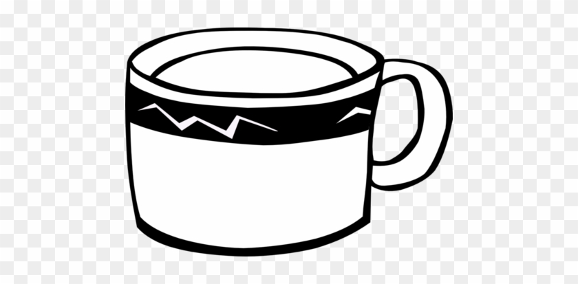 Coffee Mug Clip Art Black And White - Clip Art Image Of Mug #195758