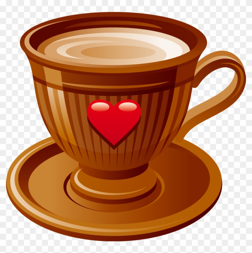 Coffee Cup Drink Chocolate Cafe - Xicara De Cafe Vector #195782