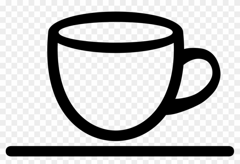 Coffee Shop Interface Symbol Of A Cup Comments - Black And White Cup Png #195802