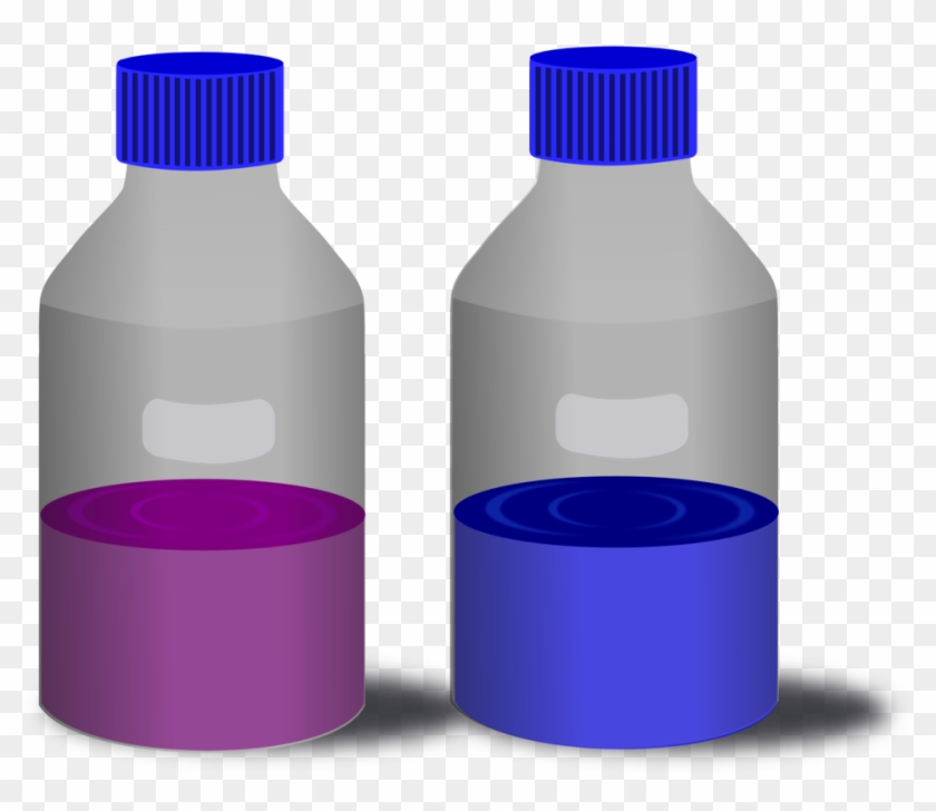 Bottle Clipart Chemistry - Reagent Bottle Clip Art #195943