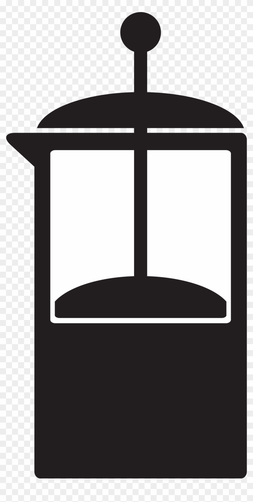 Coffee French Press - French Press Coffee Icon Png #195957