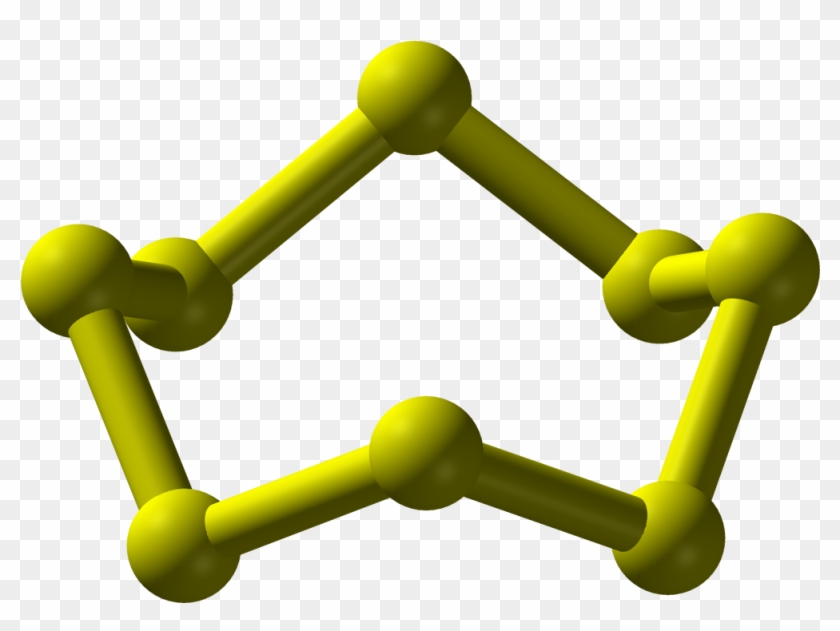 Elemental Clipart Chemical Formula - Sulphur Crown #195967