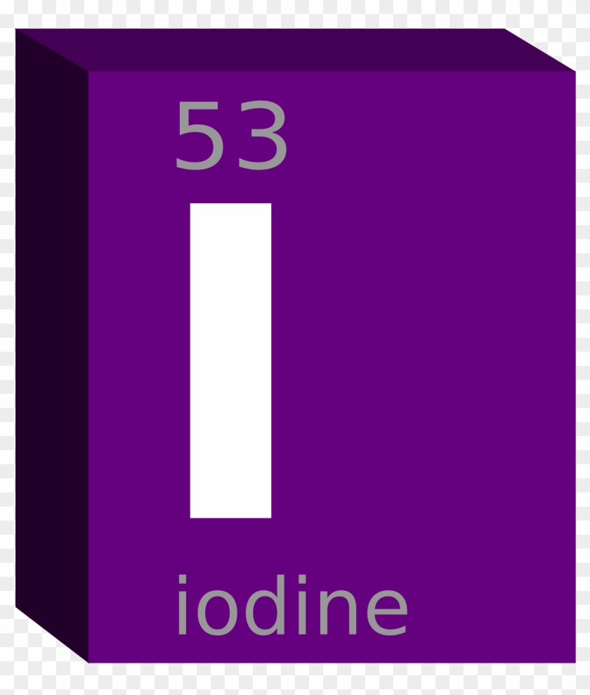 Big Image - Iodine Periodic Table Png #195995