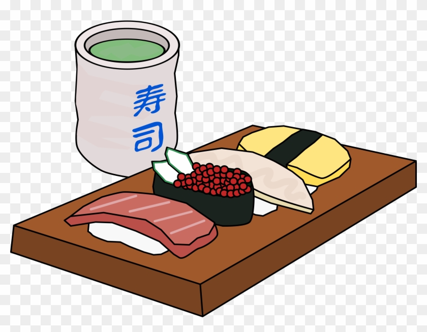 This Free Icons Png Design Of Sushi And Green Tea - Sushi Clipart #196069