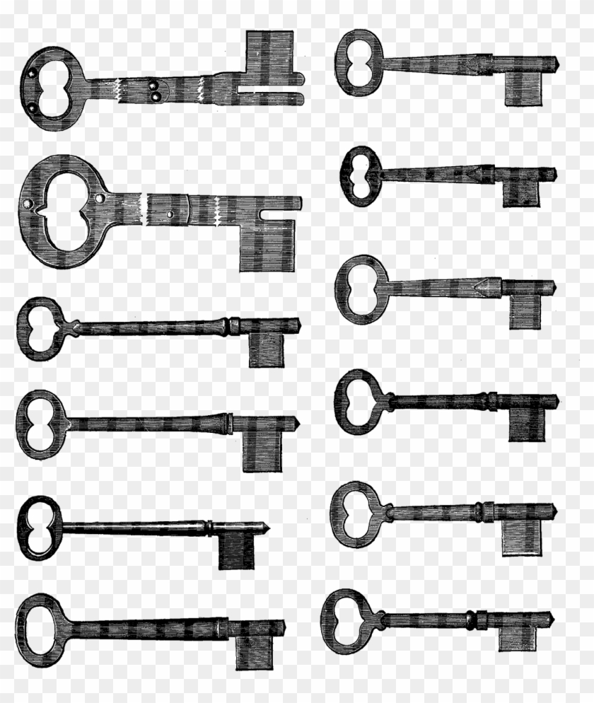 Free Printable Digital Collage Sheet Of 12 Vintage - Wrench #196082