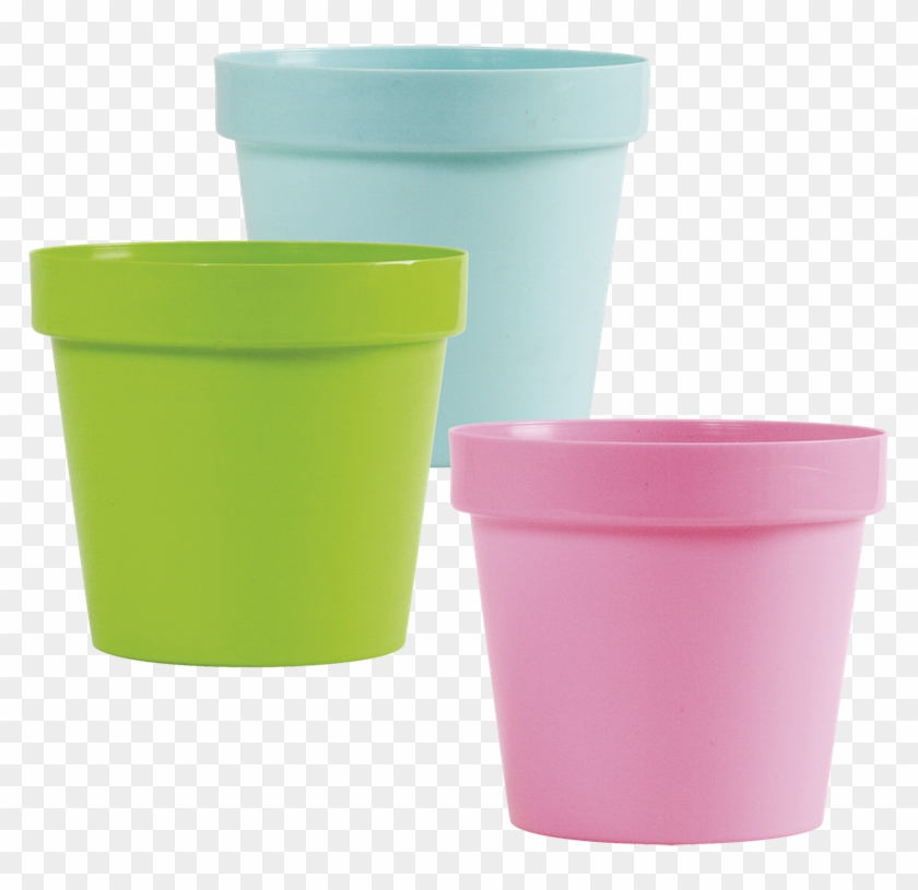 Flowerpot Plastic Garden Clip Art - Flowerpot Plastic Garden Clip Art #196165