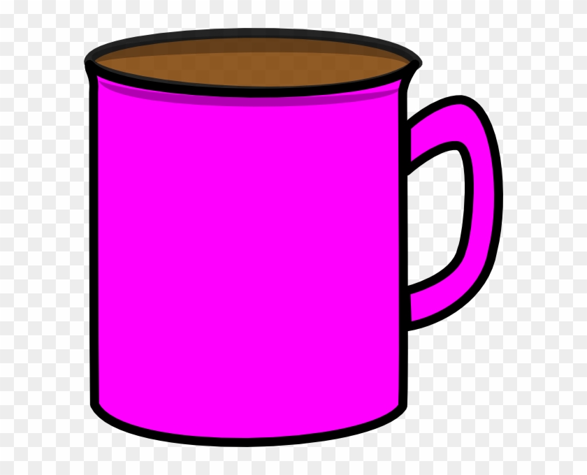 Pink Mug Clip Art At Clker - Mug En Clip Art #196177