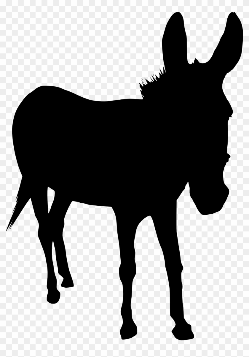 Free Download - Donkey Silhouette Png #196247