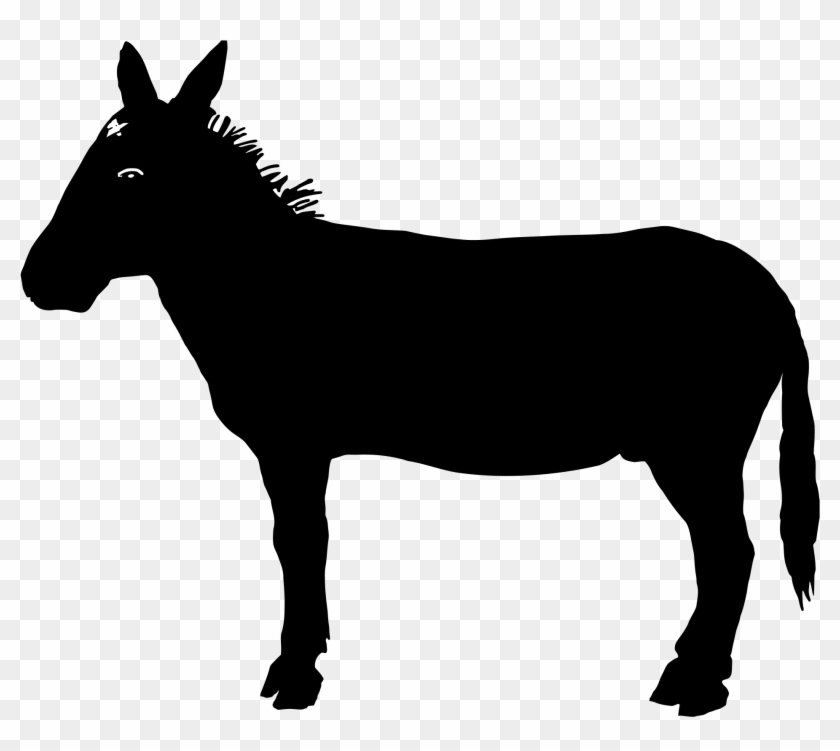 Donkey Silhouette - Donkey Silhouette #196255