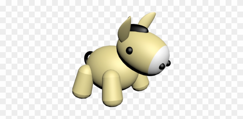 Donkey 3ds Max Model By Ovilia1024 - Cartoon #196263