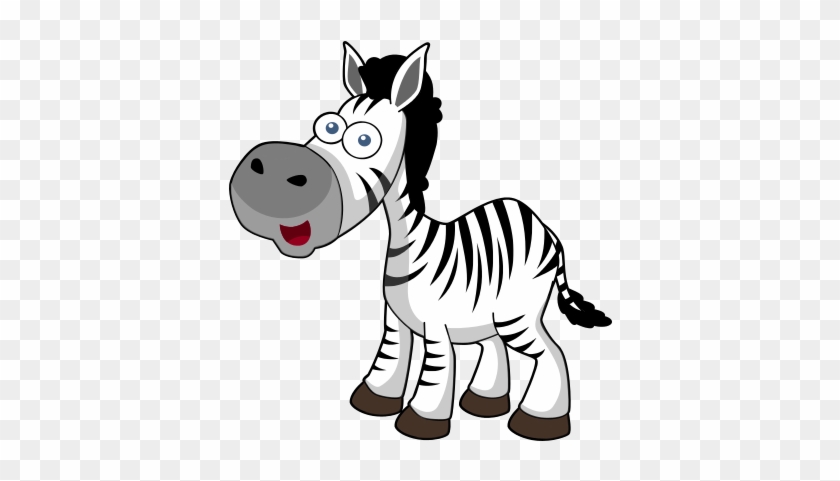Horse Cartoon Zebra - Cartoon Picture Of A Zebra #196264