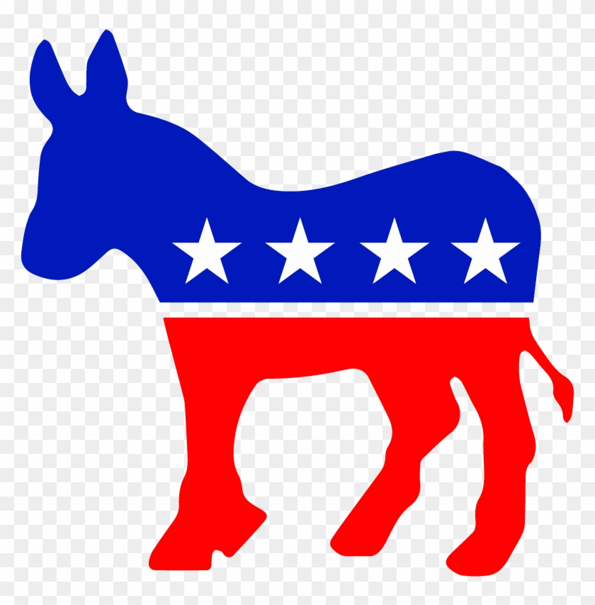 Democratic Party Donkey Vector Logo - Democratic Party Logo #196292