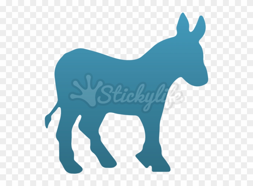 Donkey Temporary Tattoo - Democratic Party Republican Party #196296