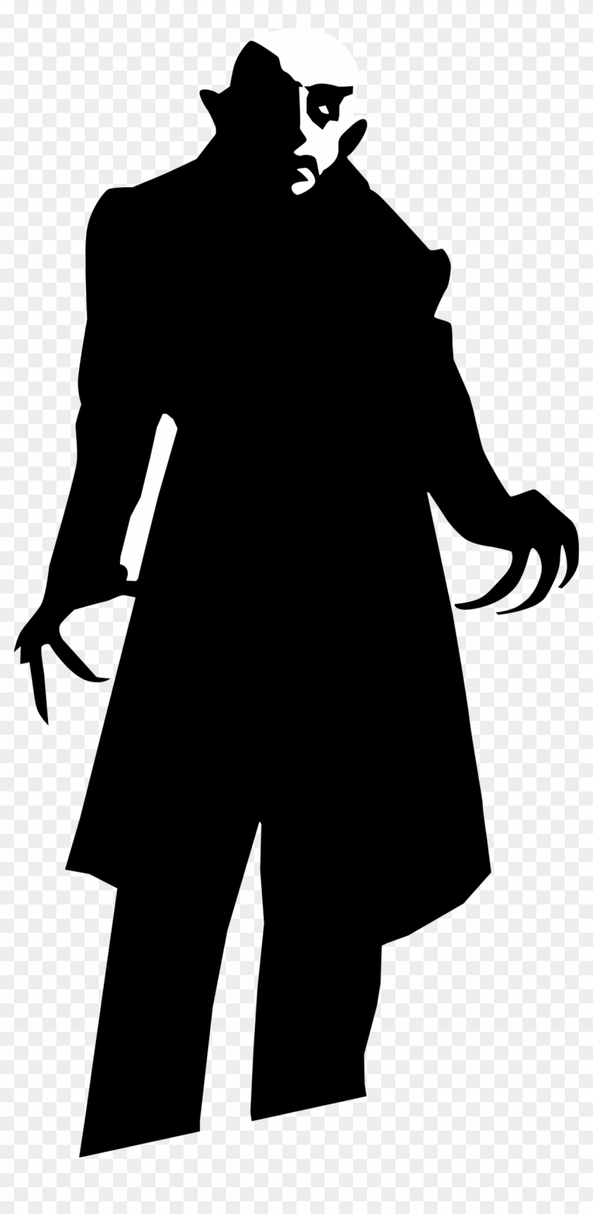 Villain Man Clip Art - Dracula Silhouette #196333