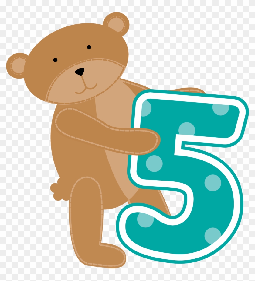 Ch - B *✿* - Bear Numbers Clipart #196343