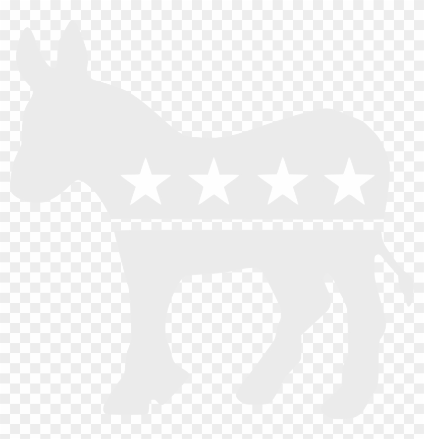 Svg Format - Democrat Donkey Png White #196373