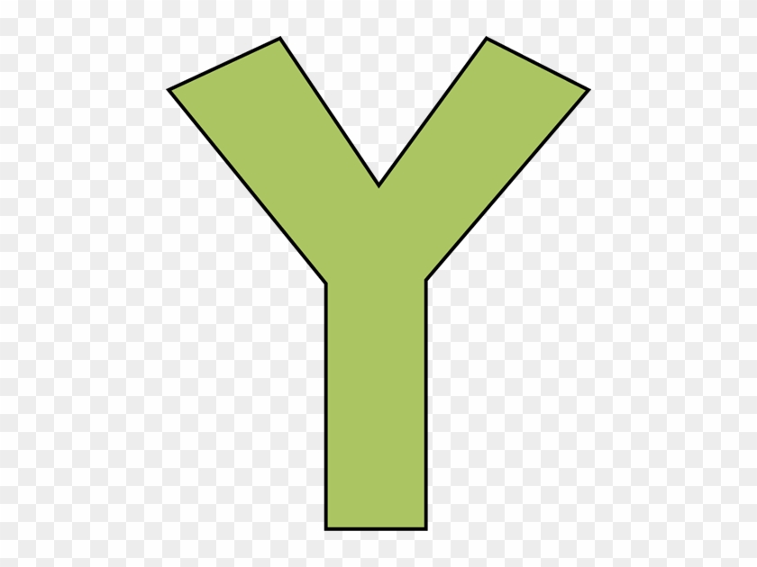 Green Letter Y Clip Art - Green Letter Y Clip Art #196409