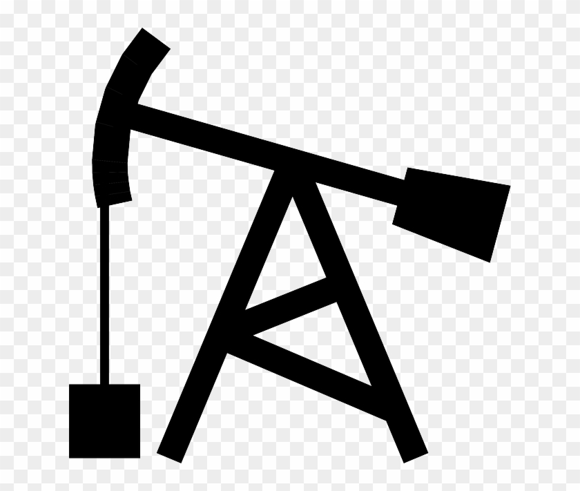 Drill, Nodding, Donkey, Gas, Well, Oil, Rig - Oil Rig Clipart #196431