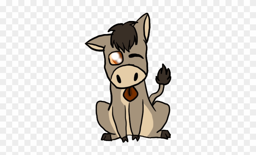 Commish Donkey Chibi By Nay Nay - Cartoon #196466