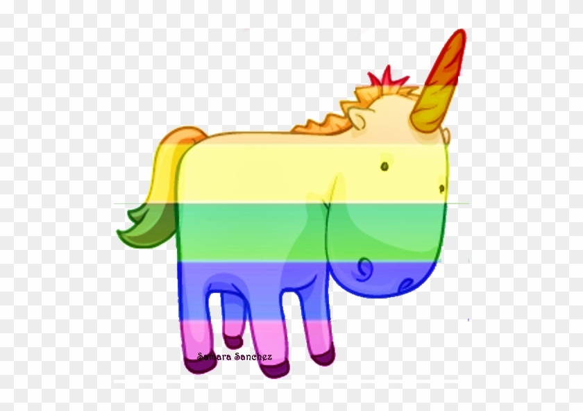 Unicornio Gay Png By Samlowdoll - Unicórnio Gay Png #196467