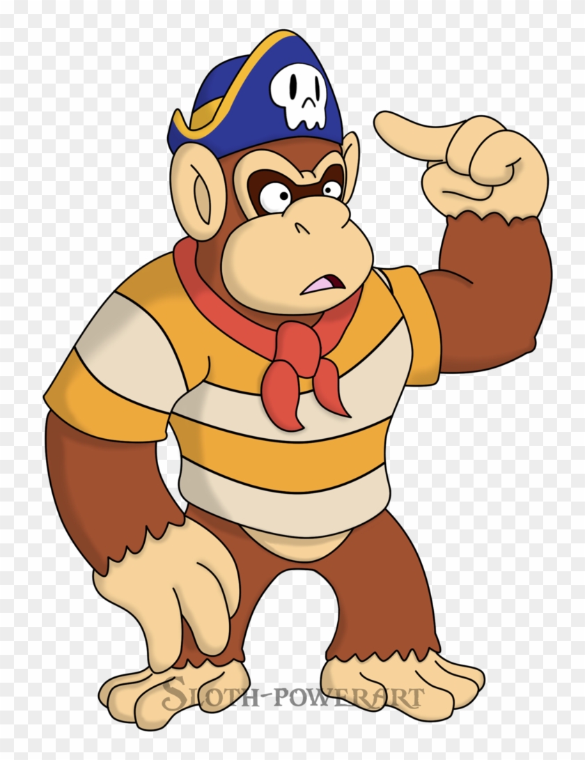 Pirate Donkey Kong By Sloth-power - Cartoon #196514