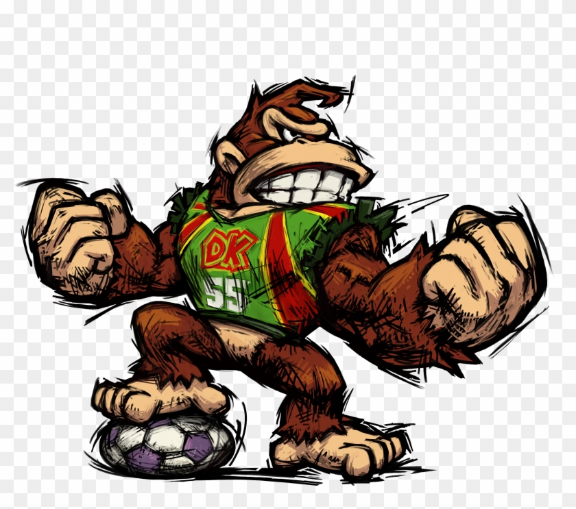 Mario Strikers Charged - Donkey Kong Mario Strikers #196543