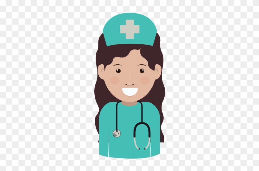 Smiling Medical Nurse - Cartoon Transparent Background Nurse #196602