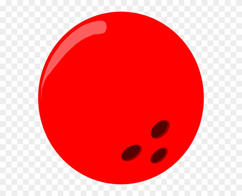 Red Clip Art - Red Bowling Ball Png #196618