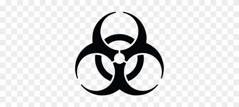 white biohazard clip art